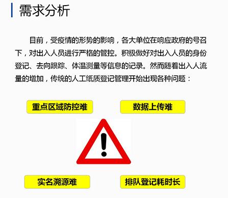 身份證人臉測溫yi情防控自動識別需求分析 身份證人臉測溫yi情防控自動識別需求分析